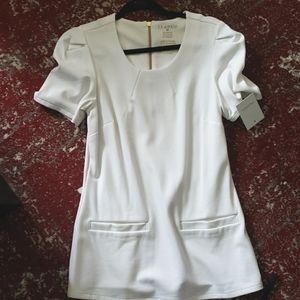 White Jaanuu scrub top